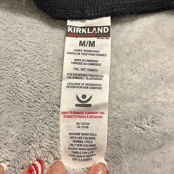 ***😀3 for $35./Kirkland NWOT womens grey pant. - Picture 5 of 7